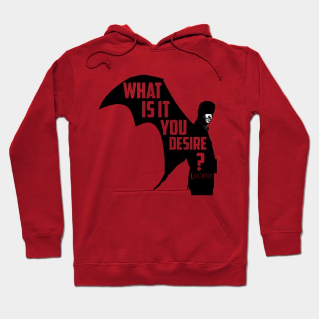 what is it you  desire Hoodie by Choukri Store